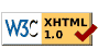 XHTML 1.0 valid
